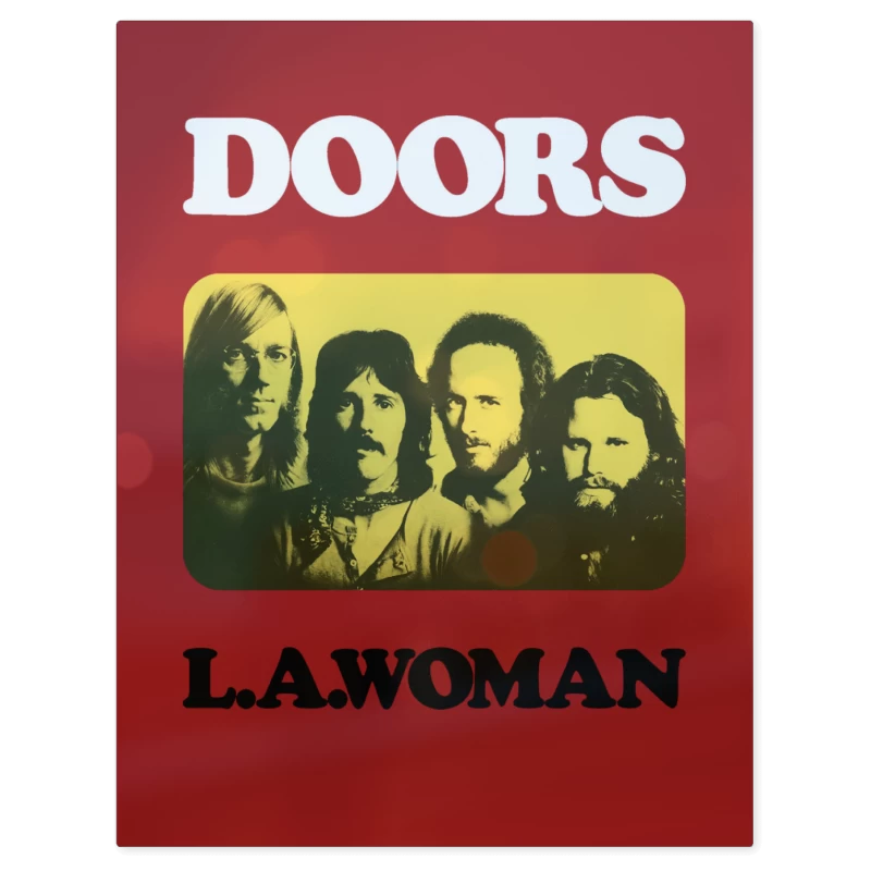 The Door LA Woman – Print Metálico