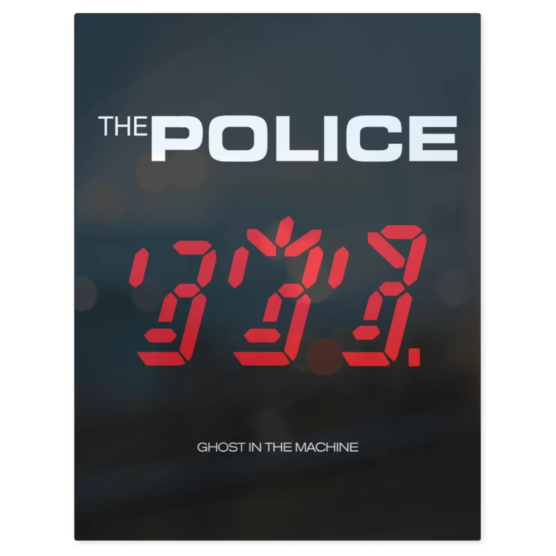 The Police Ghost in the Machine – Print Metálico