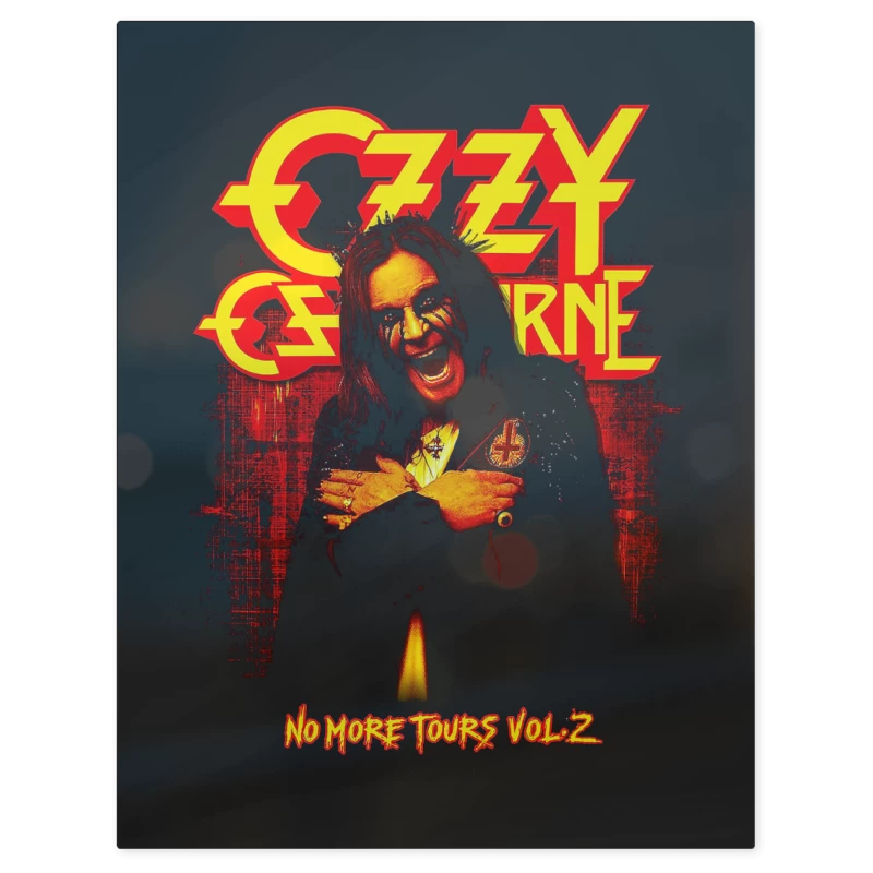 Ozzy Osbourne No More Tours V2 – Print Metálico