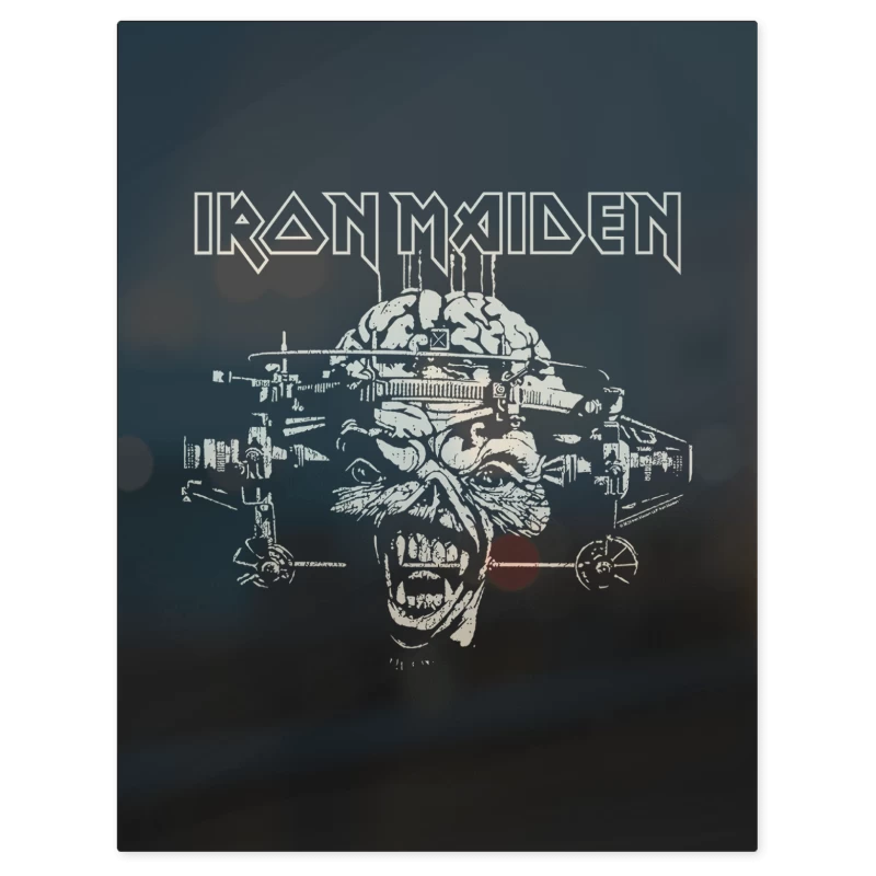Iron Maiden Eddie Xfactor – Print Metálico