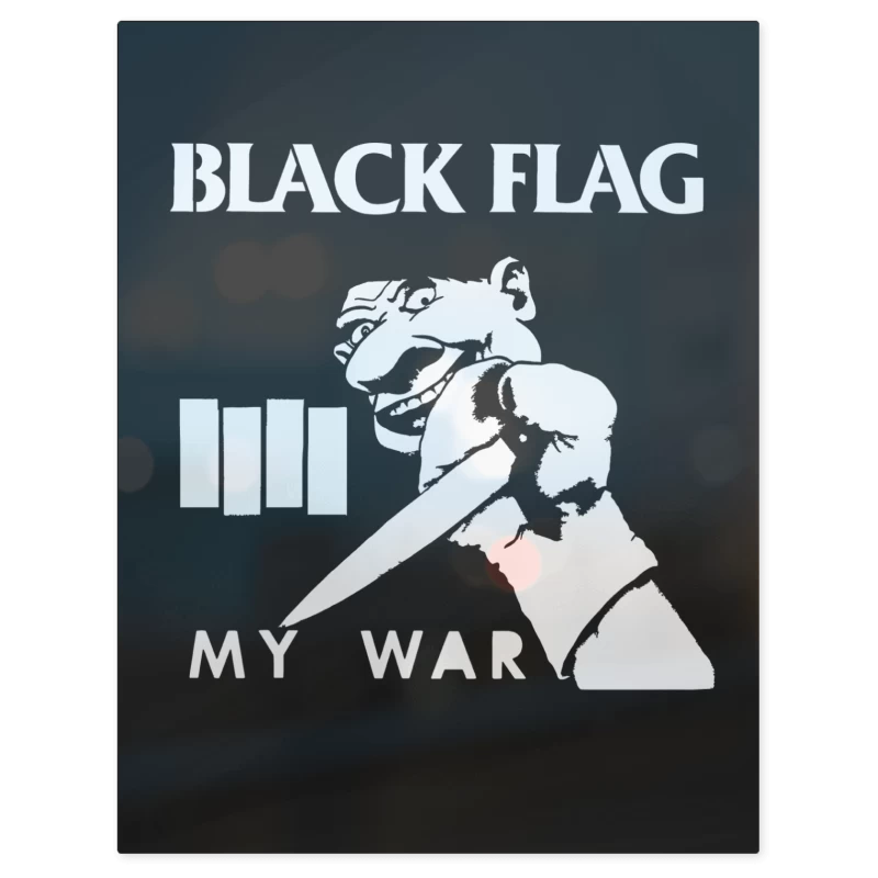 Black Flag War – Print Metálico