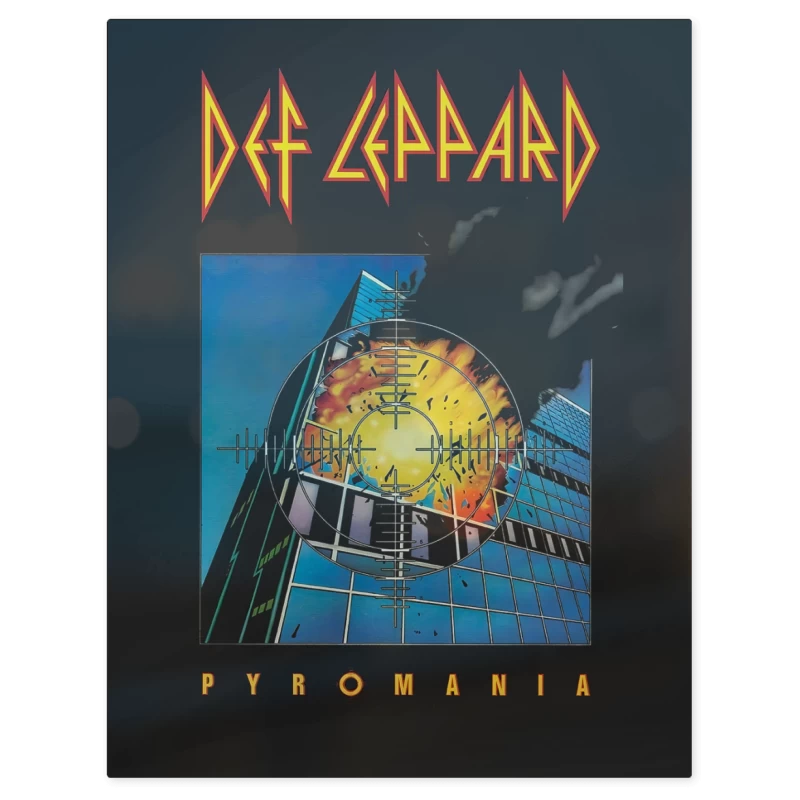 Def Leppad Pyromania – Print Metálico