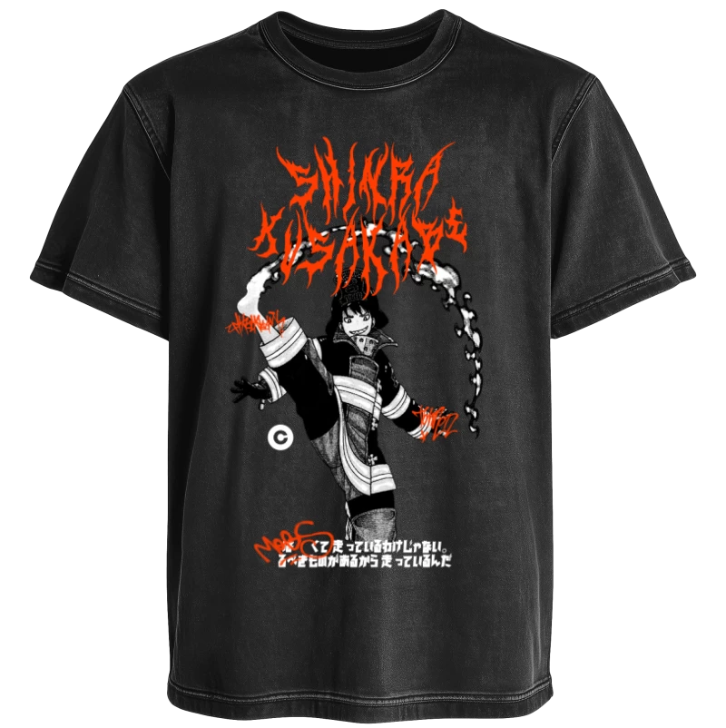 Polera Acid - Shinra Kusakabe - Fire Force