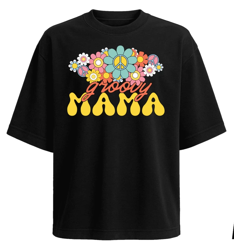 Polera Oversize Happy Vibes