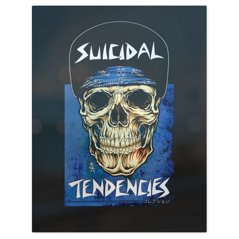 Suicidal Tendencies ST Skull – Print Metálico