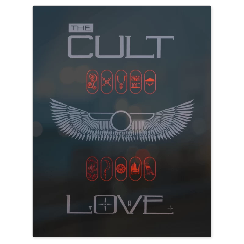The Cult Love – Print Metálico