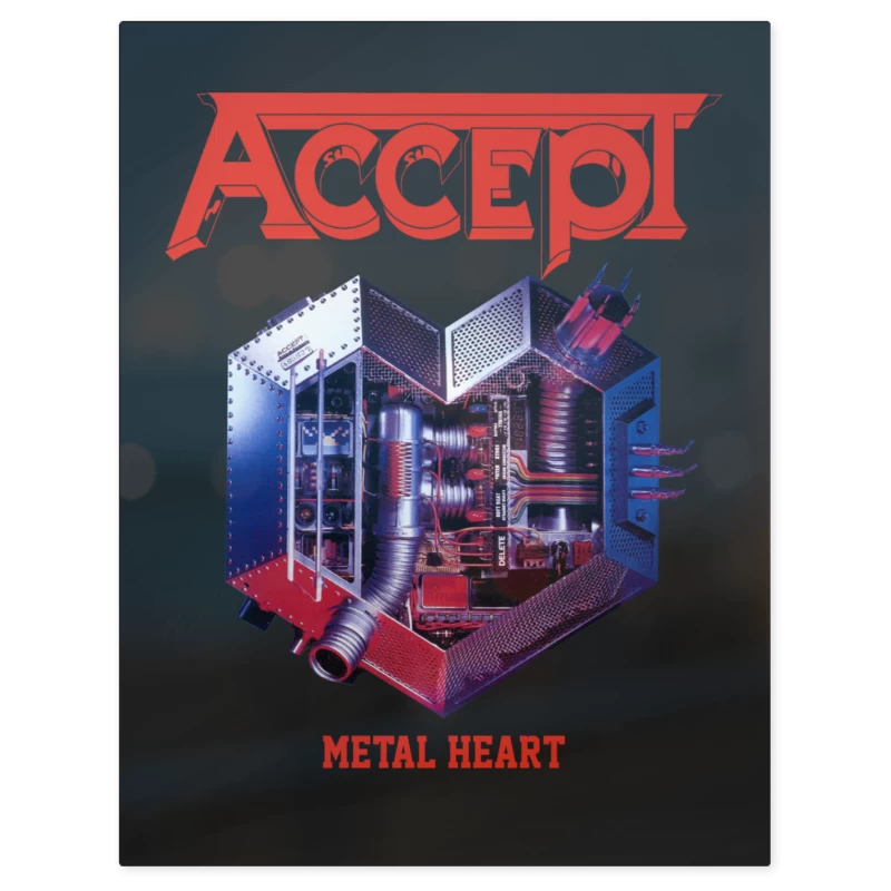 Accept Metal Heart – Print Metálico
