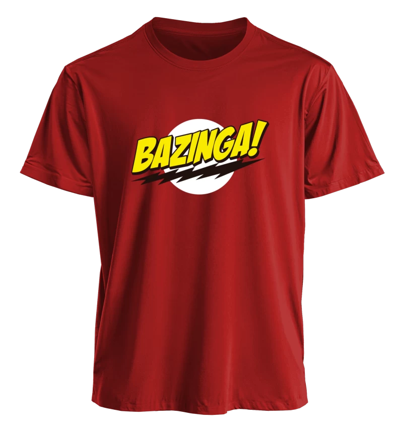 Polera polo cuello redondo TBBT Bazinga