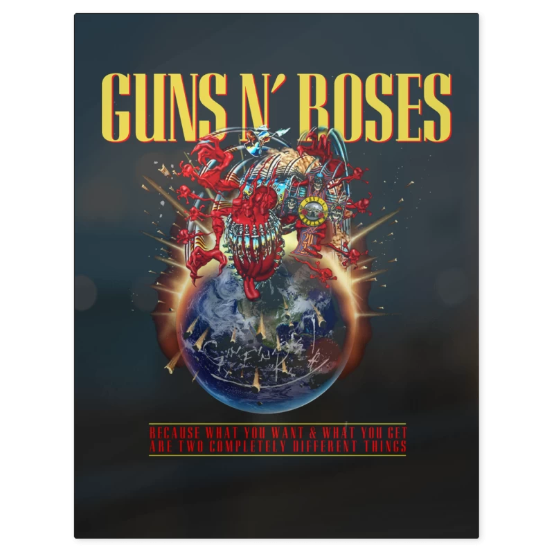 Guns N Roses Tour 2025 – Print Metálico