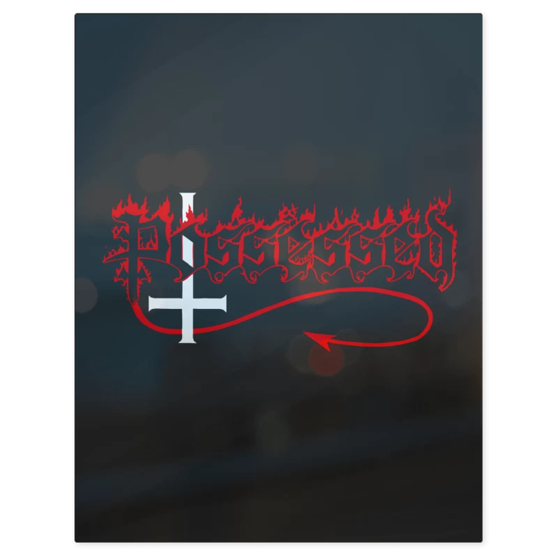 Possessed Logo – Print Metálico