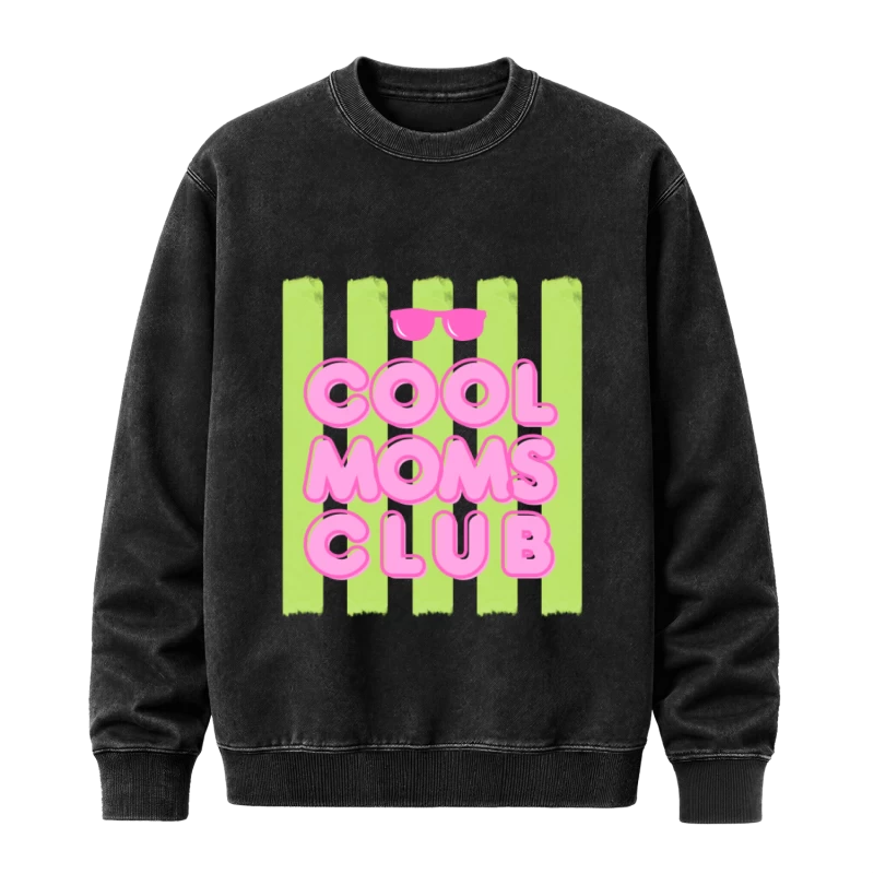 Polerón Cool Moms Club — Regalo para mamá con estilo, diseño colorido y divertido, con actitud, Día de la Madre