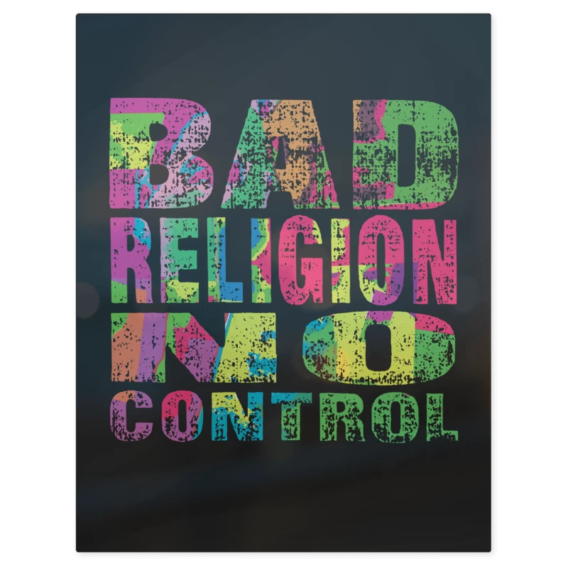 Bad Religion No Control – Print Metálico