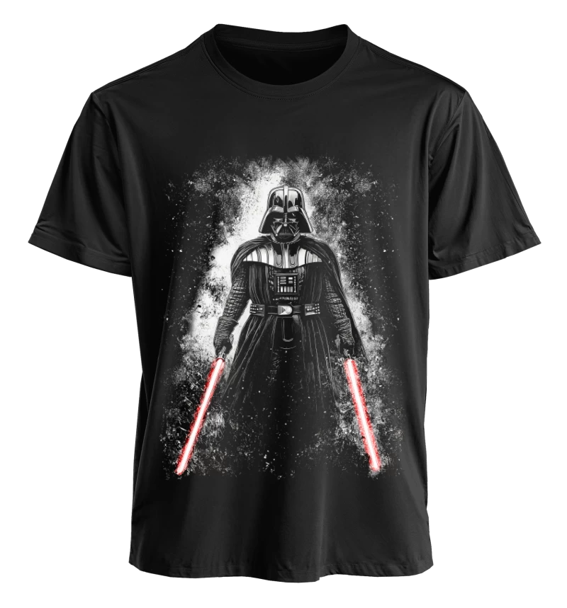 Polera Cine Star Wars Darth Vader | Frente + Manga