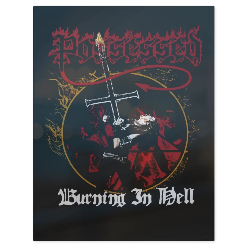 Possessed Burning in Hell – Print Metálico