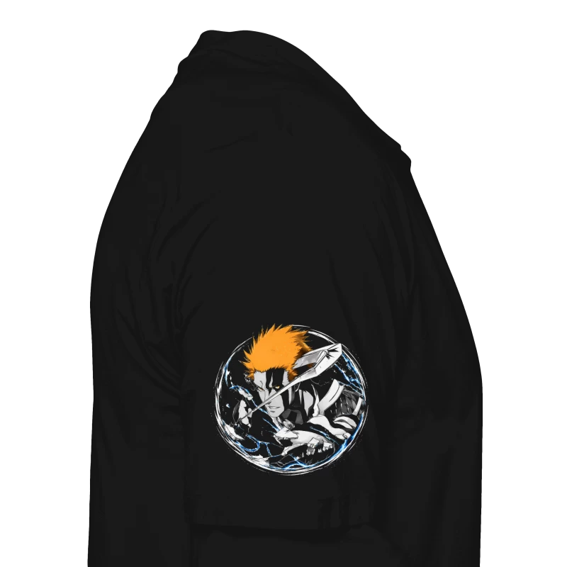 Polera Anime Bleach Ichigo Kurosaki | Frente + Manga