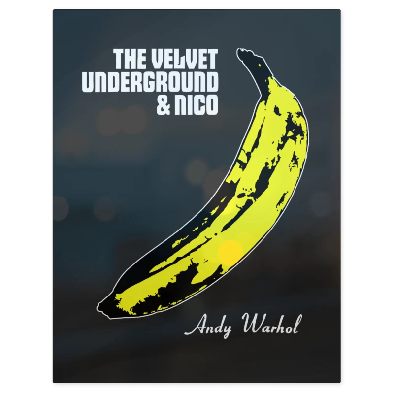 Andy Warhol the Velvet Underground – Print Metálico