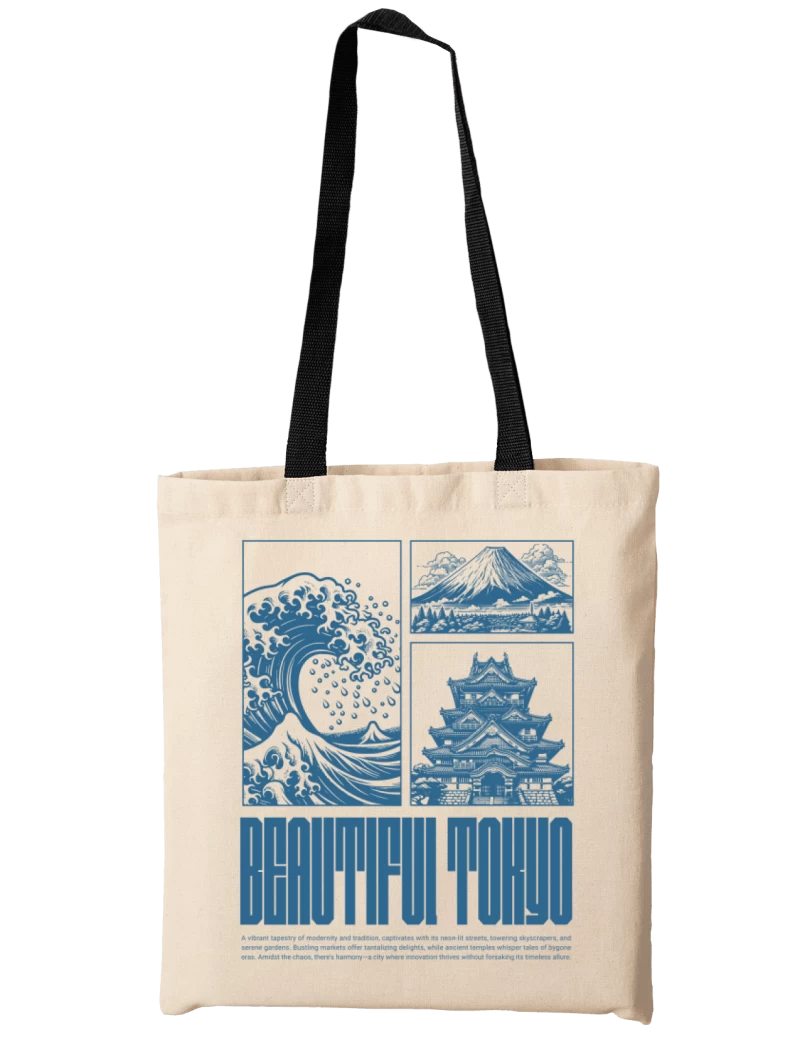Totebag Beautiful Tokyo Japan Urban