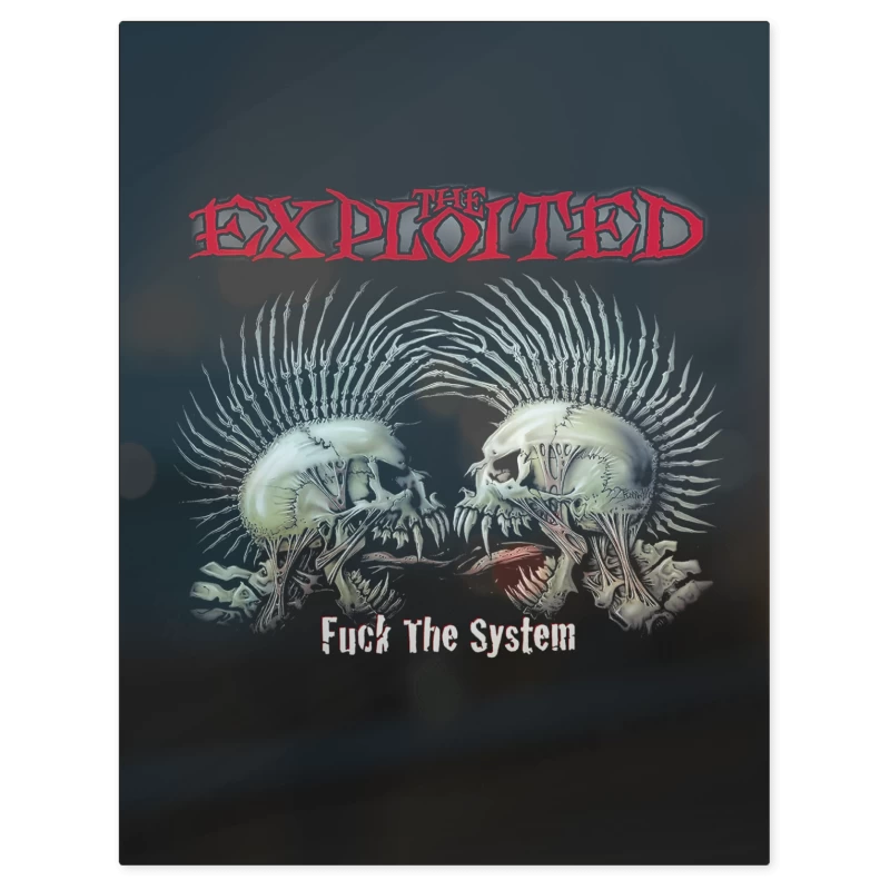 The Exploited Fuck the System – Print Metálico