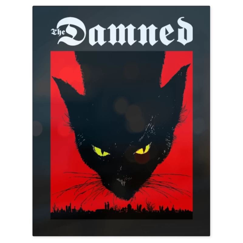 The Damned the Black Cat – Print Metálico