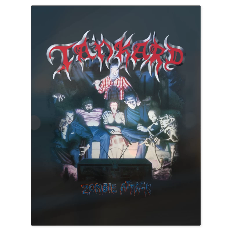 Tankard Zombie Attack – Print Metálico
