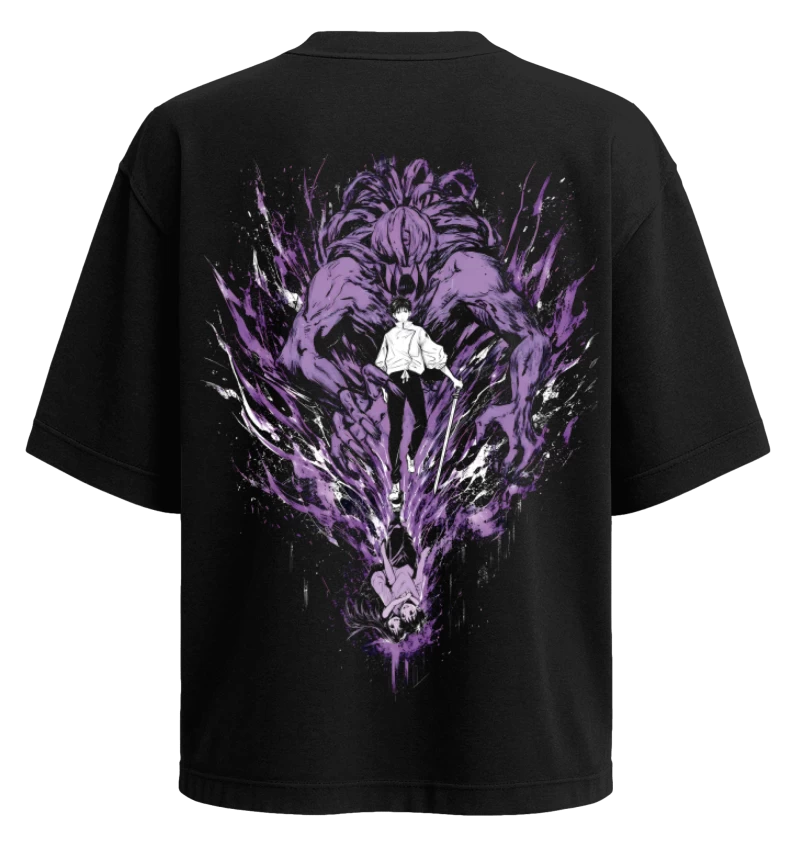 Polera Anime Jujutsu Kaisen Yuta Okkotsu y Rika | Espalda + Pecho