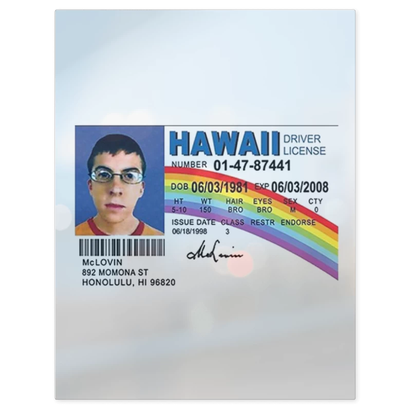 Mclovin – Print Metálico