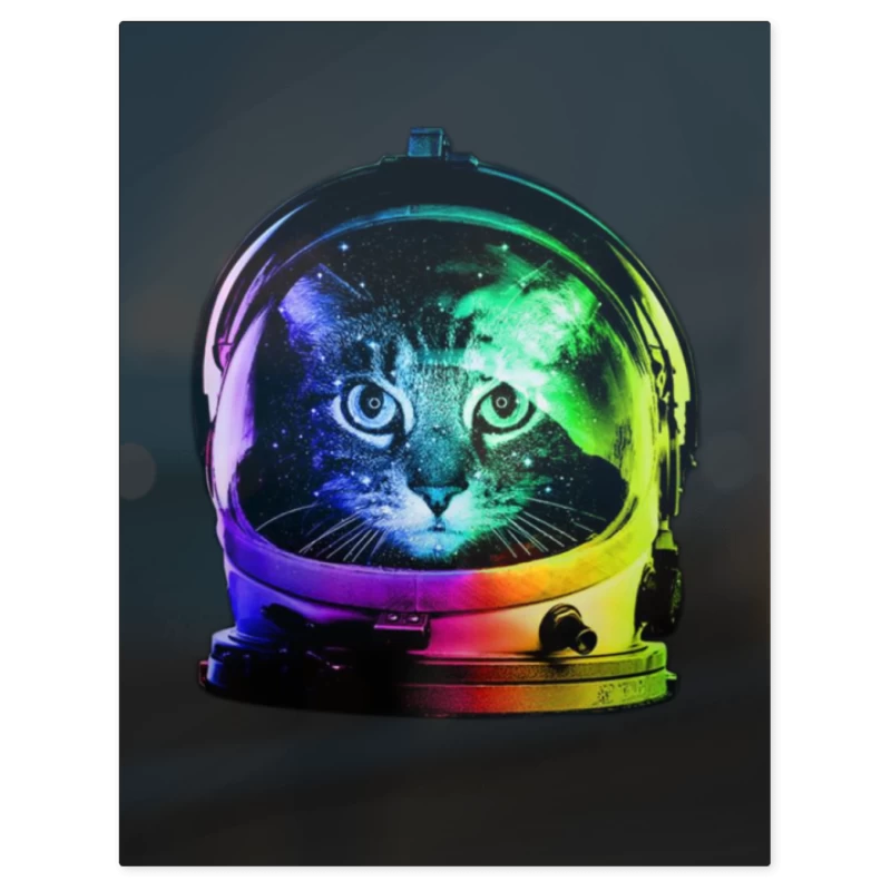 Gatito Espacio – Print Metálico