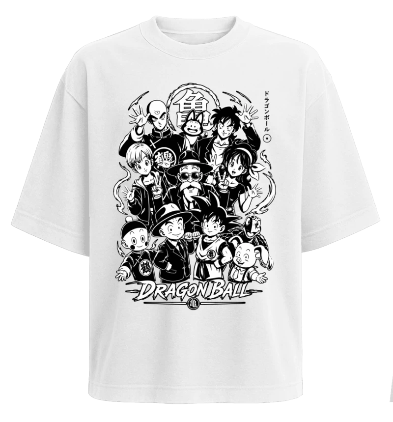 Polera Dragon Ball Classic Characters Tribute