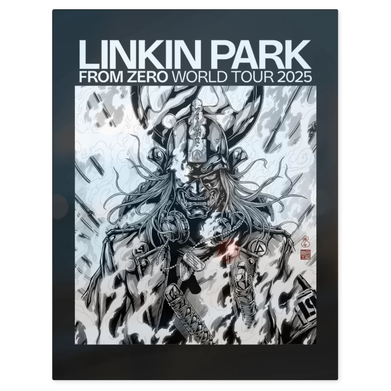 Linkin Park Saitama Samurai – Print Metálico