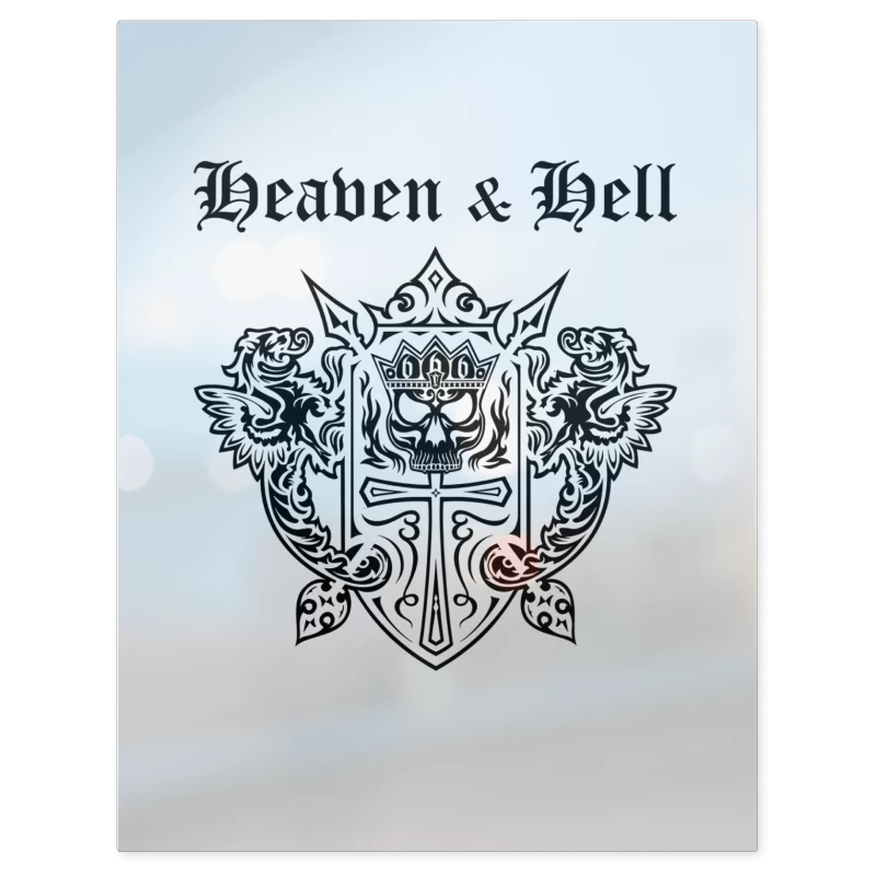 Heaven & Hell Logo N – Print Metálico