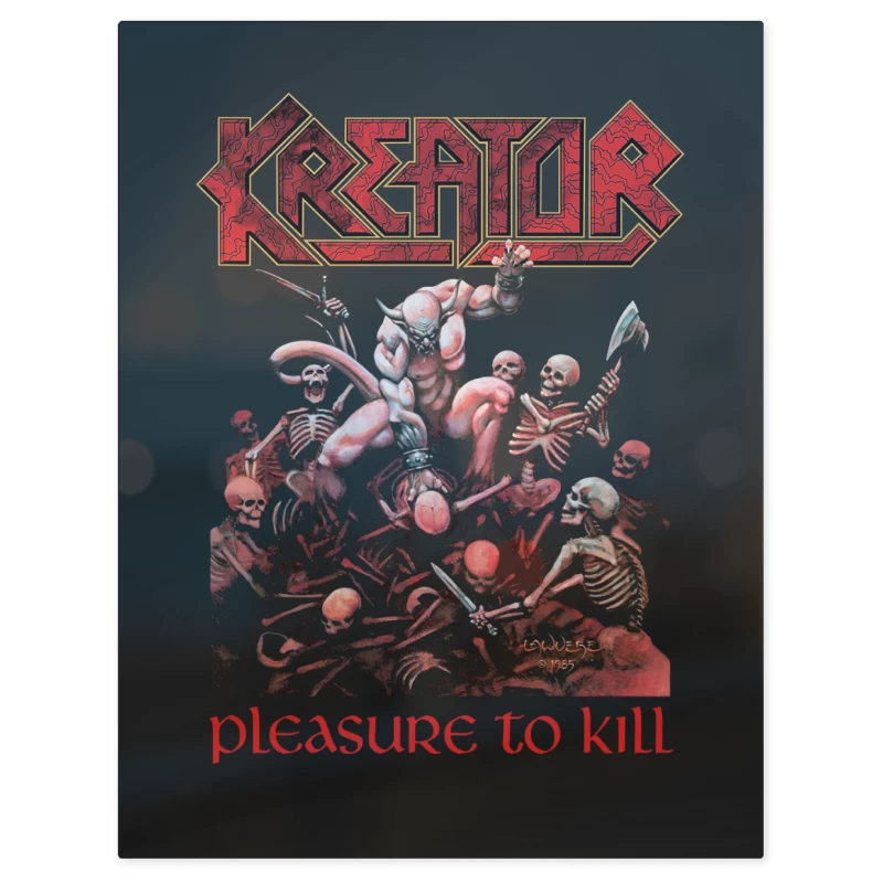 Kreator Pleasure to Kill – Print Metálico