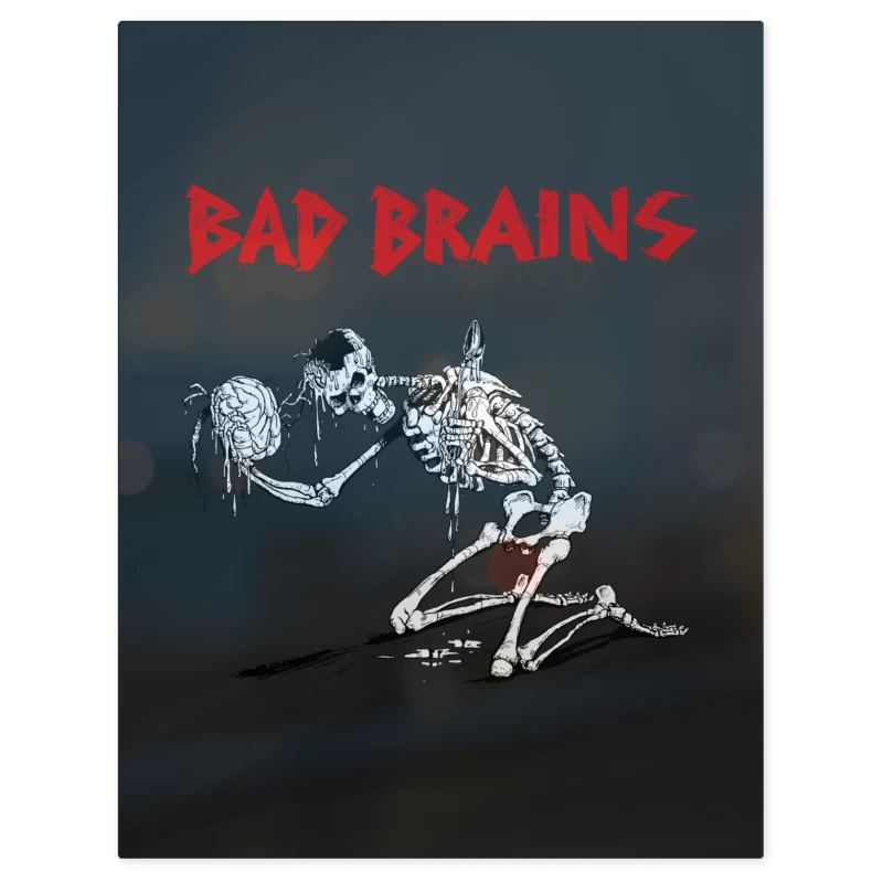 Bad Brains Skull – Print Metálico