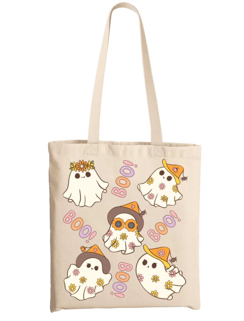 Totebag Boo Fantasmitas de Halloween
