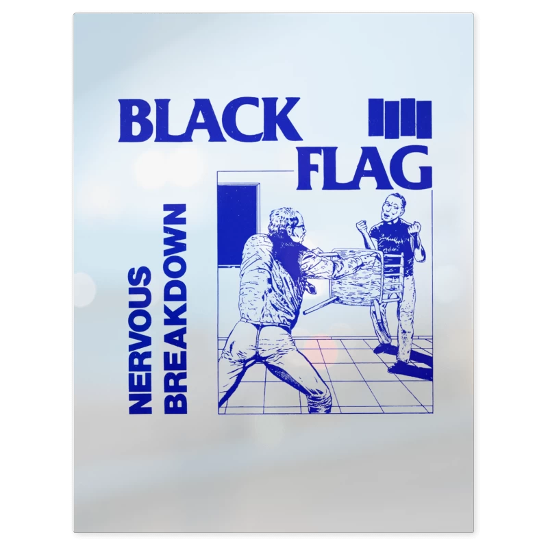 Black Flag Nervous Breakdown – Print Metálico