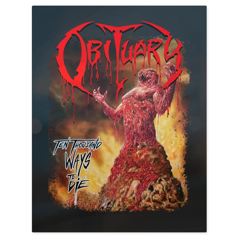 Obituary Ten Thousand Ways to Die – Print Metálico