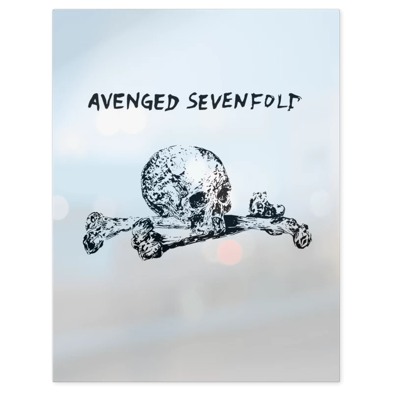 Avenged Sevenfold Skull – Print Metálico