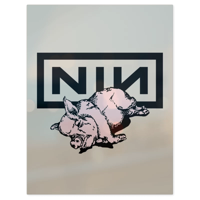 NIN Piggy – Print Metálico