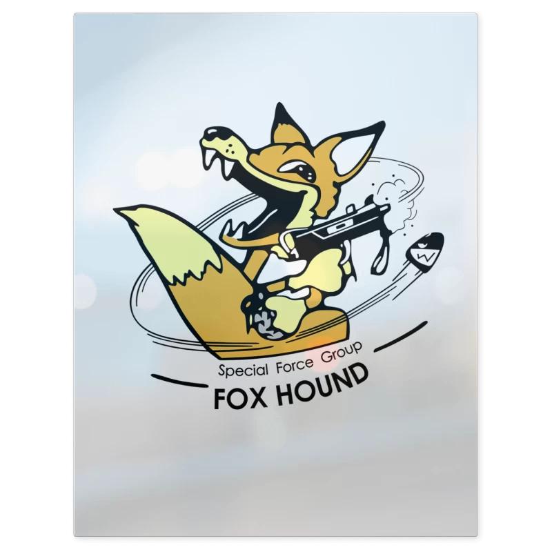 Metal Gear Special Force Fox Hound – Print Metálico