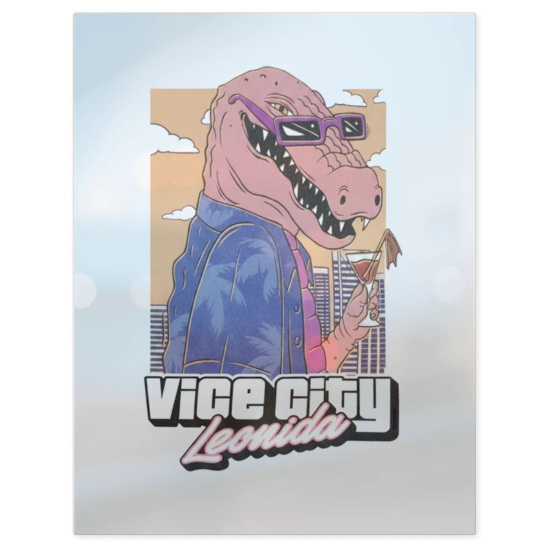 GTA VI Vice City Leonidas – Print Metálico