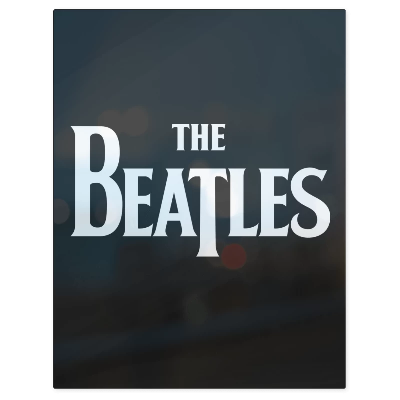 The Beatles Logo – Print Metálico