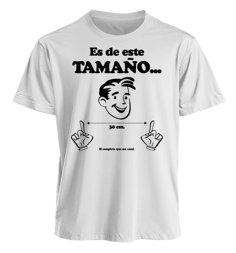 "Es de este Tamaño"