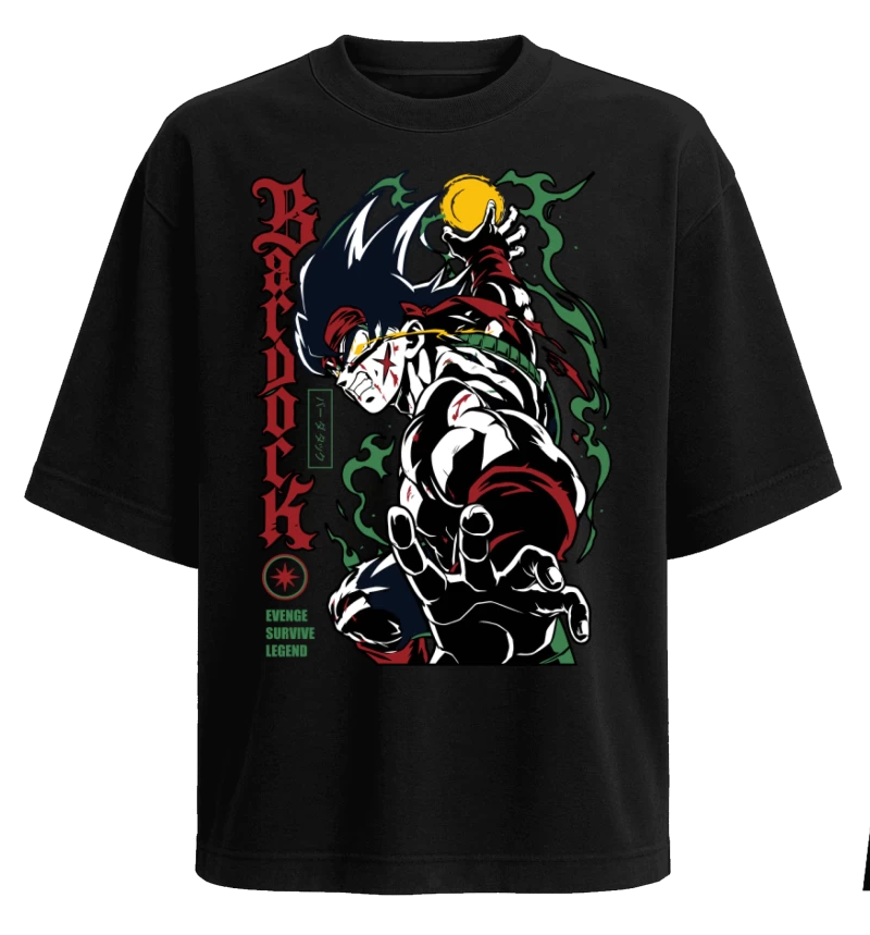 Polera Dragon Ball Z Bardock Revenge Survive Legend