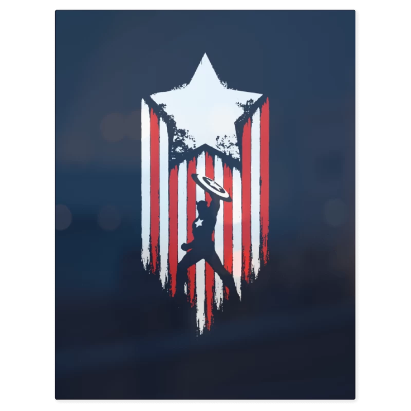 Capi - Stars N Stripes – Print Metálico