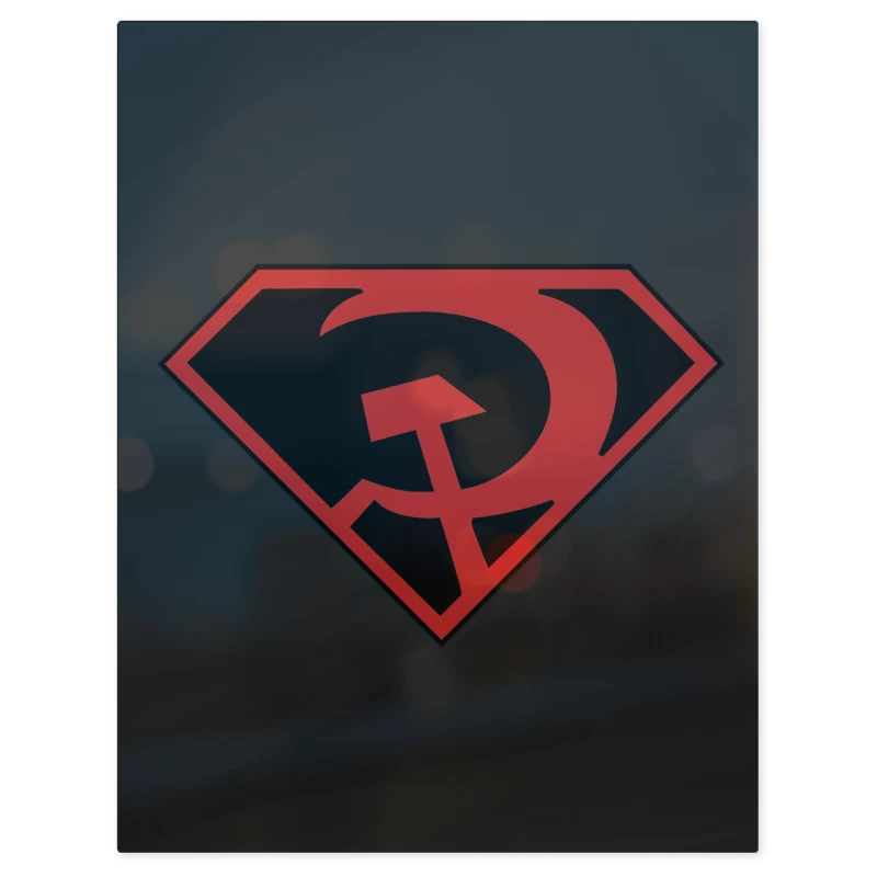 Superman Red Son – Print Metálico