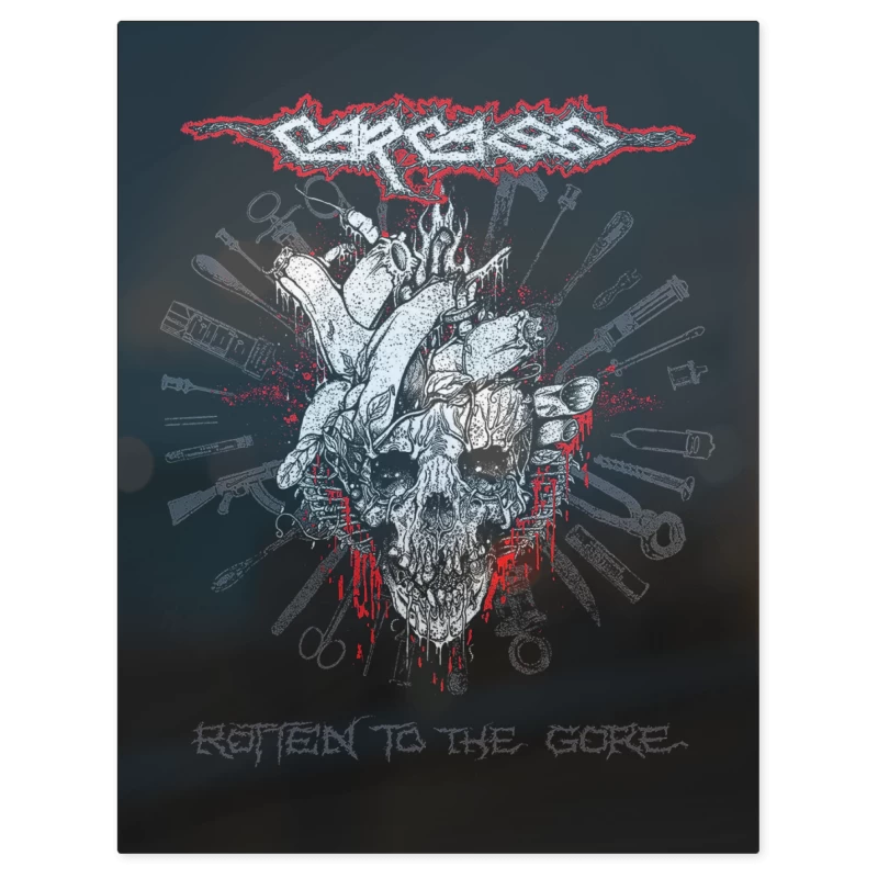 Carcass Rotten to the Core – Print Metálico