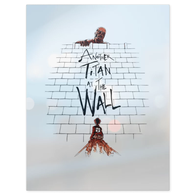 Another Titan in the Wall – Print Metálico