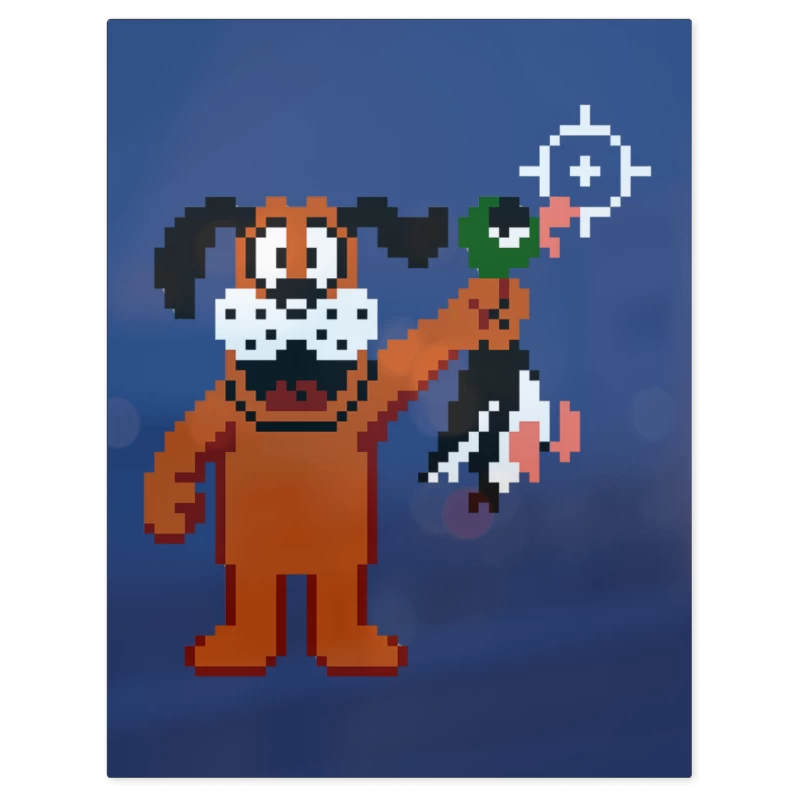 Duck Hunt Perro – Print Metálico