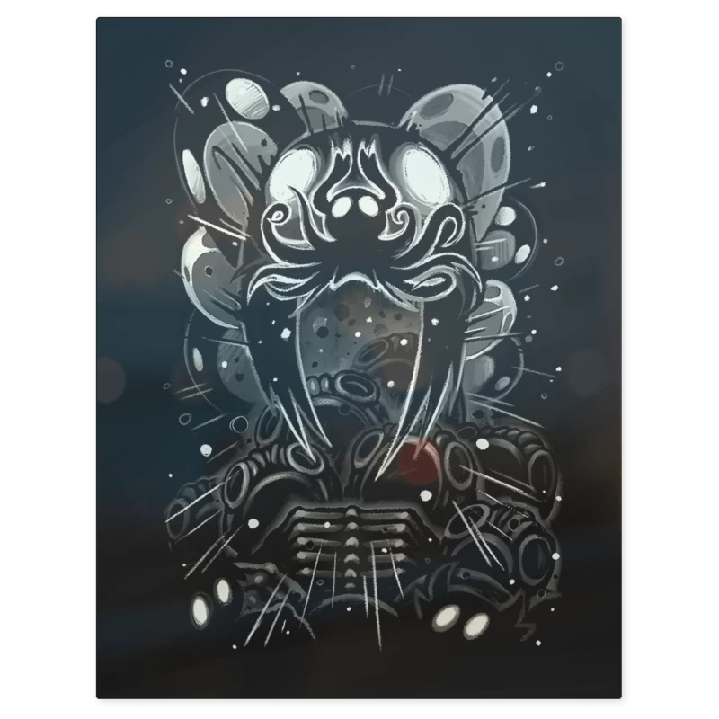 Hollow Knight Abyss Shriek – Print Metálico