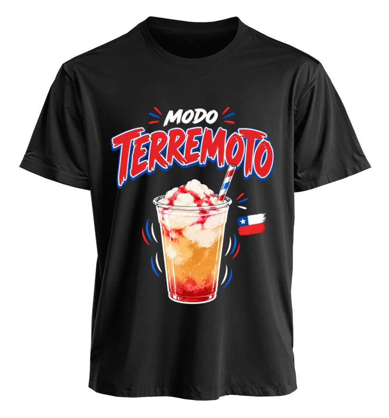 Polera Fiestas Patrias Modo Terremoto | Frente