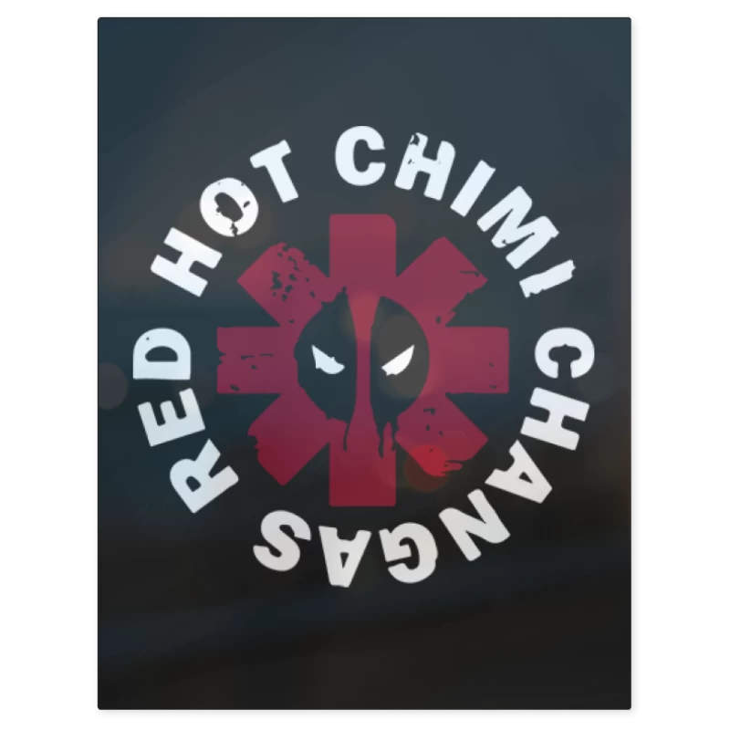 Red Hot Chimi Changas – Print Metálico